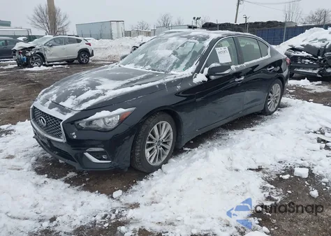 2021 Infiniti Q50 Luxe from USA, damaged, VIN JN1EV7BP2MM702770
